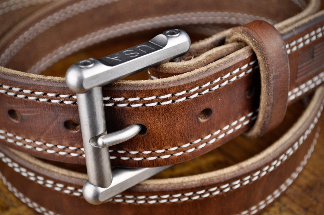 Patriot Double Stitched Belt